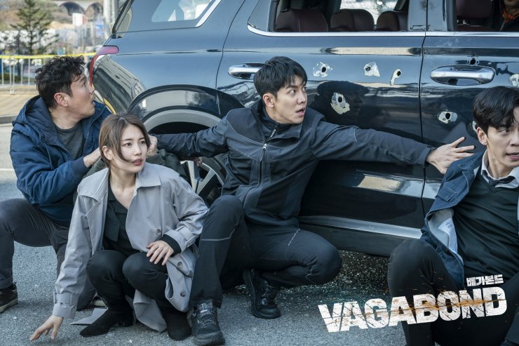 cena de ação do k-drama Vagabond