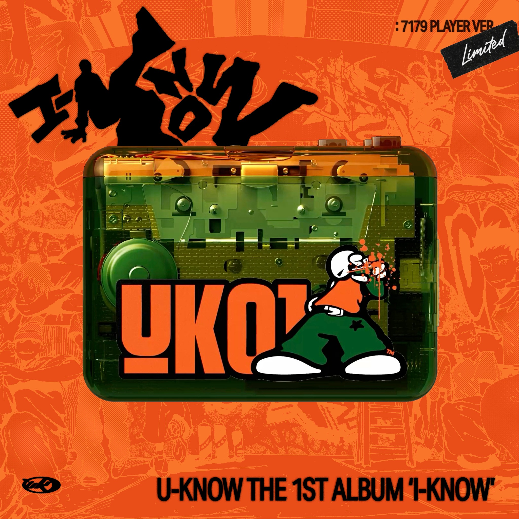 Publicidade do álbum "I-KNOW" que vem com walkman personalizado